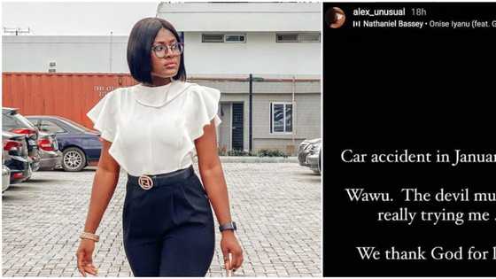BBNaija reality star Alex Asogwa thankful as she survives car accident