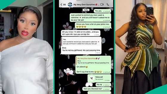 Valentine's Day: Lady in tears as man confesses that he was only 'passing time' with her