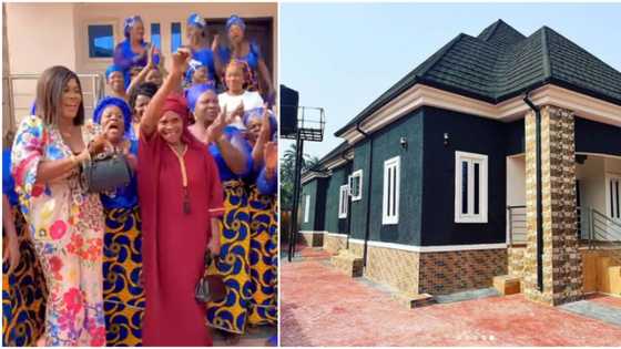 “The daughter every mum prays for”: Photos as actress Ruby Ojiakor gifts mum her own house as New Year gift