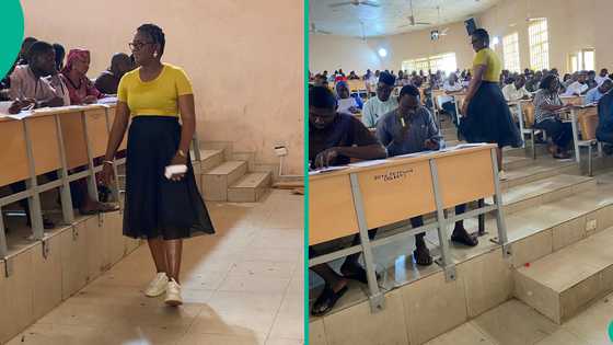 Woman who invigilated classroom where her husband took examination with others shares what happened