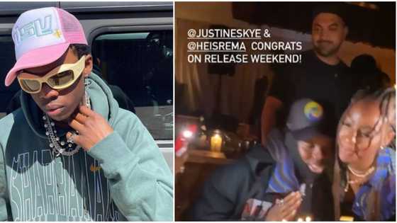 Rema and Wizkid’s ex Justine Skye can’t get Their hands off each other in cute birthday video, fans react