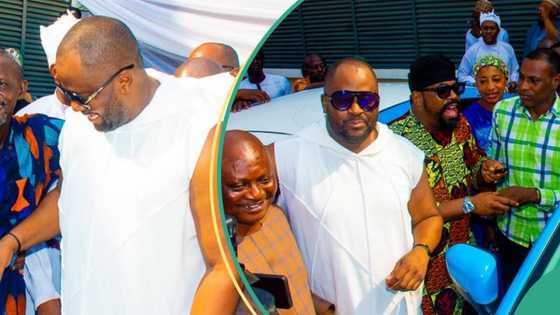 Lagos lawmaker, Desmond Elliot puts smiles on faces of 700 widows, awards scholarships, others