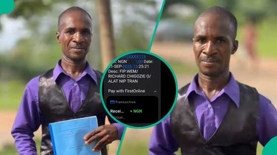 Viral 'final year' student displays millions he received in just a few hours after facing criticism