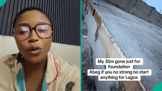 Lady who spent N35m on foundation of her building shows video of site, gives breakdown of expenses