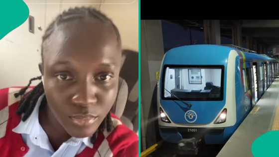 Nigerian lady who works as train driver shares interesting experience, video fascinates netizens
