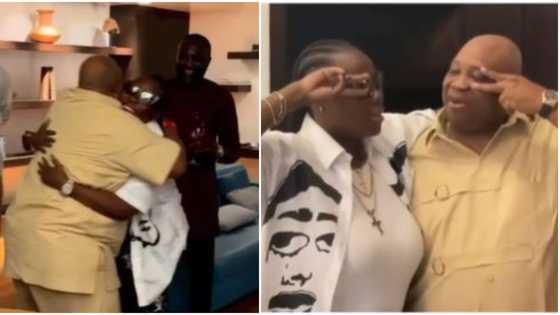 "Did she call him by his name?" Adorable video of Teni's visit to Governor Adeleke on his birthday trends