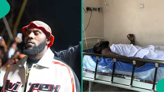 Netizens call out Odumodu Blvck for reposting 2023 accident photos: "Same mishap dey repeat itself?"