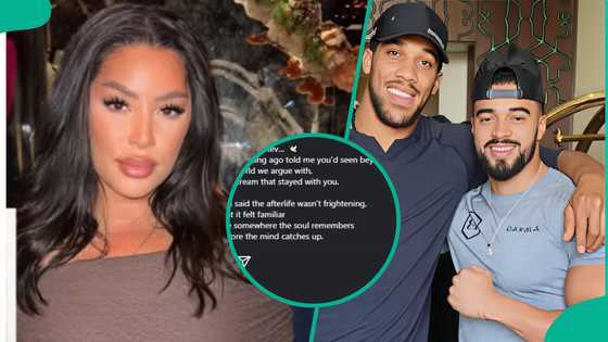 Anthony Joshua: Lady posts unforgettable words boxer's friend told her shortly before dying in crash