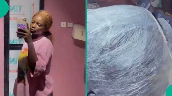 Lady disappointed after paying whopping $3000 to someone in US for thrift goods, video shows items