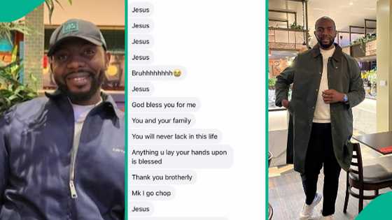 Abroad-based man posts messages he received from old friend after sending 'small' money to him