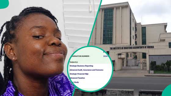 "Traumatising journey": Lady's ICAN result goes viral online, people react to grades