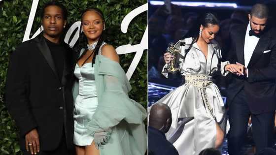 Just vibes: Rihanna parties with ASAP Rocky and her ex-boyfriend Drake