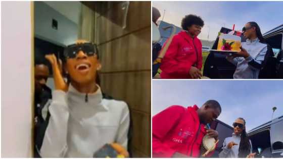 James Brown receives royal welcome back to Nigeria with drums, escort, and paranran after months in London