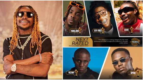 Headies 2023: Fans pick Asake over Seyi Vibez as Next Rated winner for the 16th music awards edition