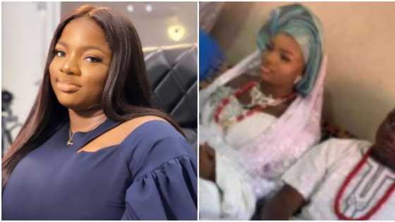 BBNaija's Dorathy reacts as photo of bride who looks like her surfaces on social media