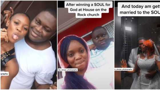 "After winning a soul for God, am getting married to that soul": Lady weds man she invited to church in video