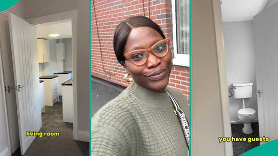 Nigerian lady in UK goes house-hunting, displays 2-bedroom apartment with N1.1m monthly rent