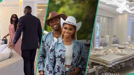 Prisicilla Ojo, husband Juma Jux show off lavish interiors of their Kenyan mansion worth N3bn