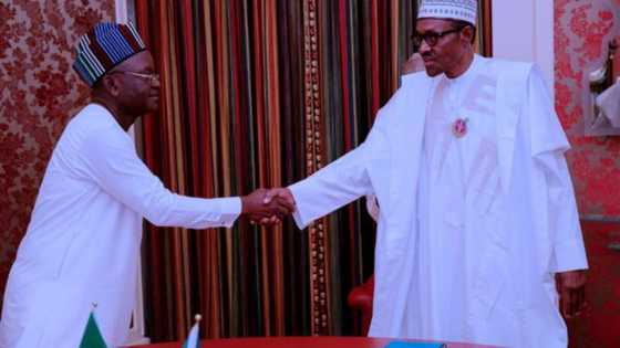 President Buhari meets Samuel Ortom over attack on governor