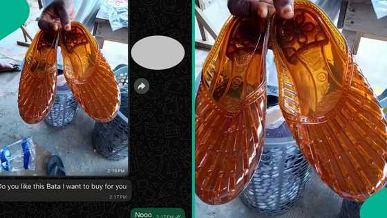 “See what my dad asked if I like”: Lady shares chat with father who wanted to buy shoes for her