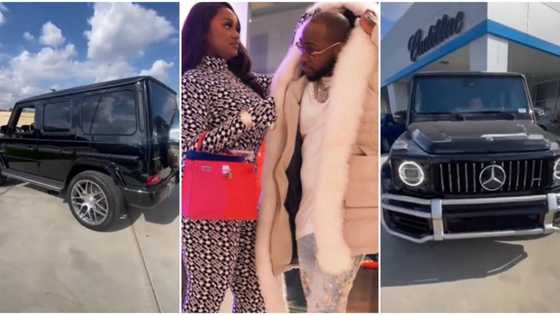 "Haters go choke": Davido splurges millions on brand new G-Wagon for Chioma, auto dealer shares receipt