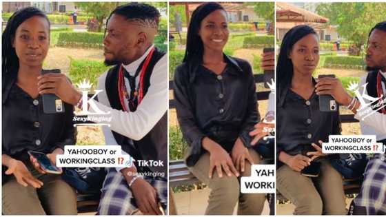 Nigerian lady explains why she prefers a working-class man to a yahoo boy, video stirs massive reactions