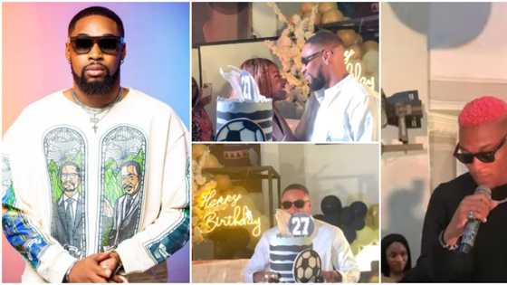 Sheggz at 27: "I've never felt love like this," Bella gives romantic speech as BBN stars storm birthday bash