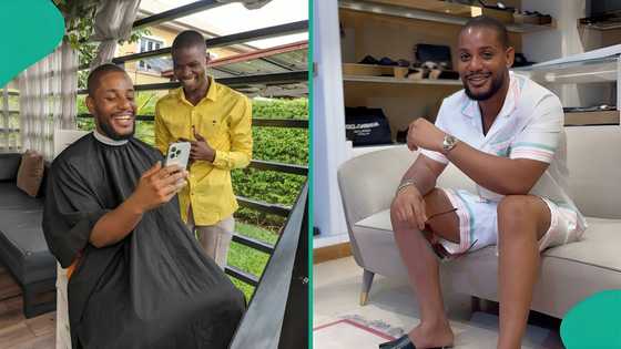 Alexx Ekubo: Barber who cut actor's hair mourns him, updates profile with rare photo with actor