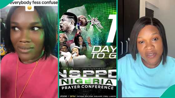 Lady at NSPPD prayer conference shows people’s reaction as DJ plays P-Square’s song at crusade