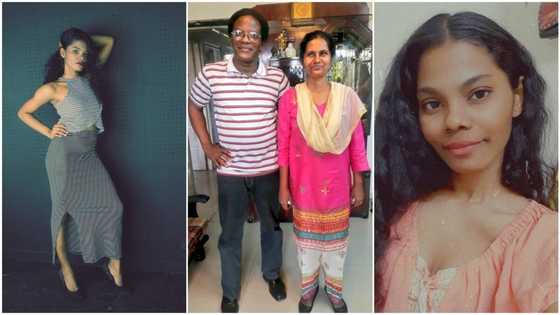 Lady shares sweet love story of how her Nigerian father and Indian mother met, posts photos