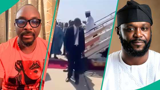 "Inside Hot Sun": Isaac Fayose Blasts Senate Leaders for Lining Up at Airport to Greet Seyi Tinubu