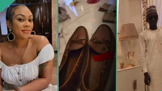 MC Oluomo’s ex-bae Ehi Ogbebor buys $1000 Louis Vuitton shoes for her gateman, video causes stir