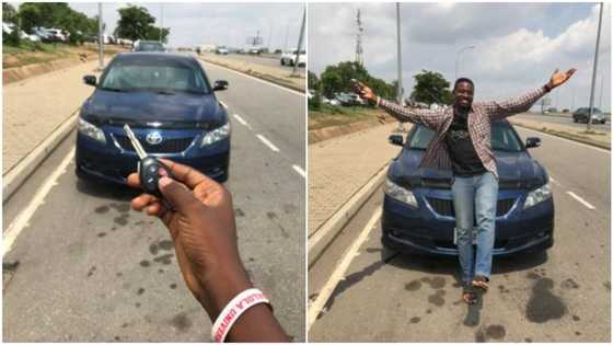 Never give up on God - Young Nigerian man who said he would buy a car in faith finally gets it