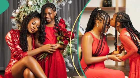 Mother's Day: Sweet video as Sophia Momodu shares scripture lessons with daughter, Imade Adeleke