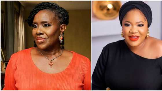 Prolific thespian Joke Silva praises Toyin Abraham for her acting skills, prays for actress