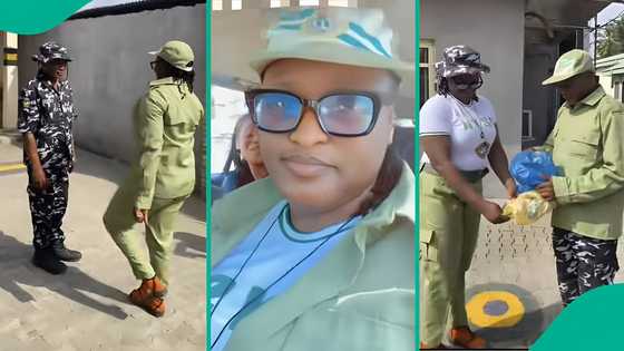 "True honour": Nigerian corps member honors her police officer father after NYSC completion