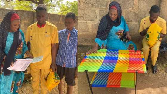 Meet 26-year-old visually impaired man who makes beds, tables out of thread