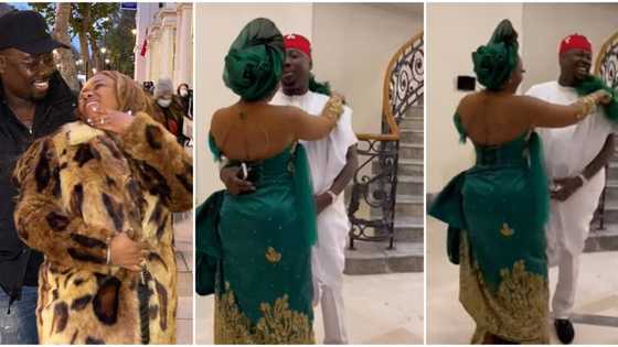 Billionaire Obi Cubana and wife mark 14th traditional wedding anniversary with romantic dance video