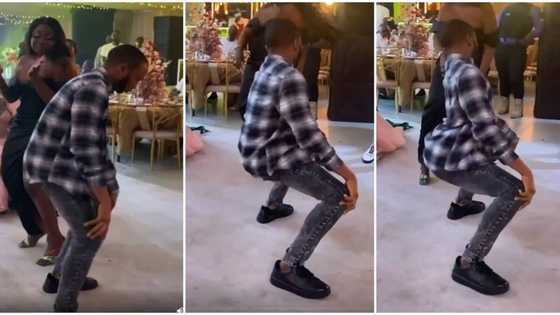 Why are you twerking? People shout in frenzy as man enters wedding dance, bends & shakes like lady in video