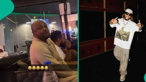 Video of Poco Lee empathising with his best friend, Isreal DMW trends: "You suffer no be small"