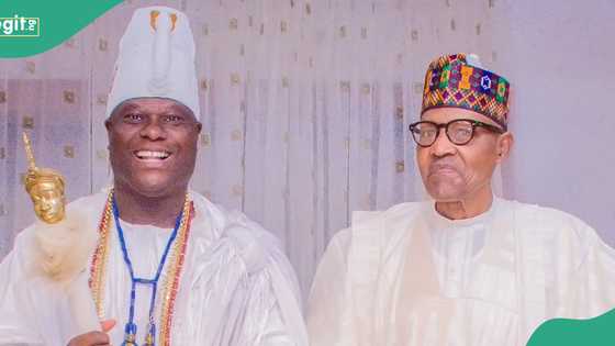 Why I visited Buhari in Daura, Ooni of Ife speaks after meeting ex-president