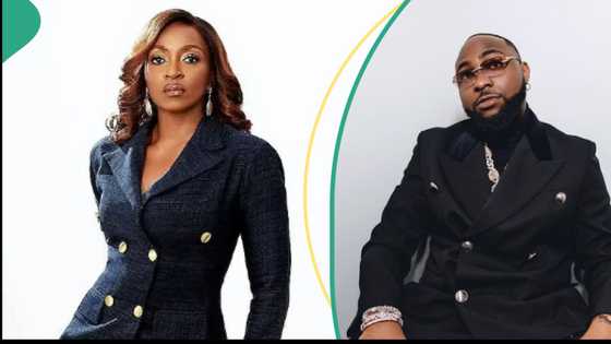 Kate Henshaw speechless as Davido's look-alike prostrates to greet her on Isbae U’s show: "So rude"