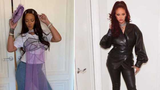 Rihanna flaunts post-baby body in a leather mini skirt, fans here for her confidence: "I love her new body"