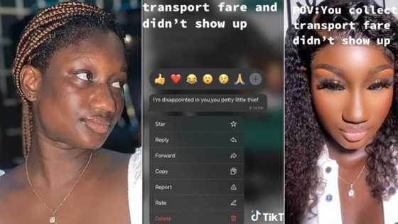 "Petty little thief": Man blasts lady who collected transport fare and refused to show up