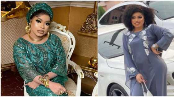 Fans ask Bobrisky to return bag filled with naira notes he showed off, he says it's the reason people hate him