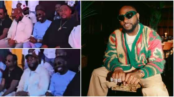 “Na church we dey o”: Video as pastor scolds members over their reaction to Davido attending service with them