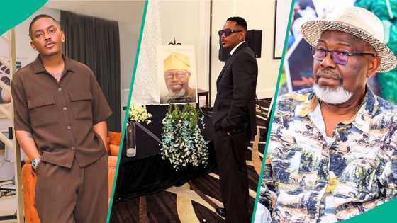 "Rest well papa": Emotions pour in as Timini Egbuson buries father