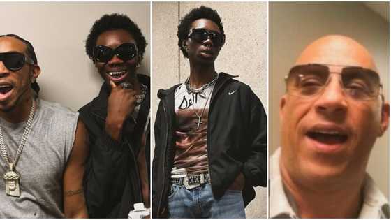 Exciting moment Blaqbonez linked up with Fast and Furious actors Vin Diesel & Ludacris in Canada trends