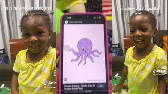 "She is very clever": Funny moment little girl pronounces octopus as 'ospotus', goes viral on TikTok