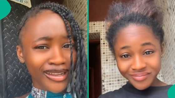 "Is this juju?" Worried Nigerian lady displays item she saw inside restaurant, video trends